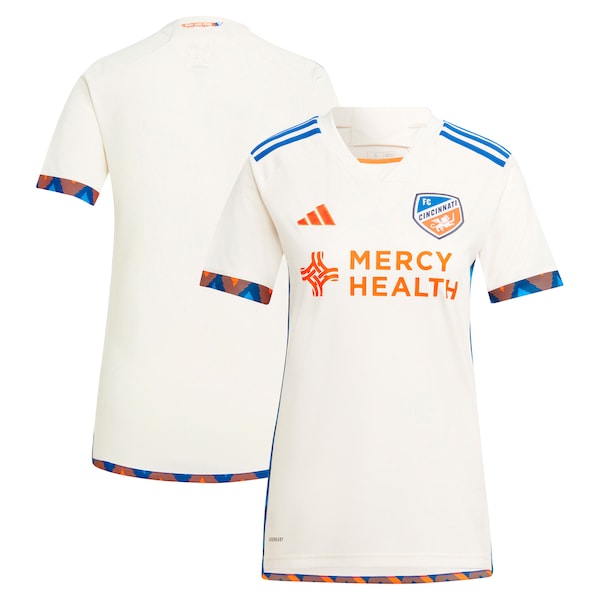FC Cincinnati adidas Women's 2024 The Canvas Kit Replica Jersey - White