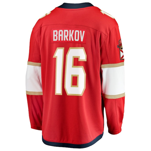 Aleksander Barkov Florida Panthers 2025 Stanley Cup Final Home Breakaway Player Jersey - Red - Image 3