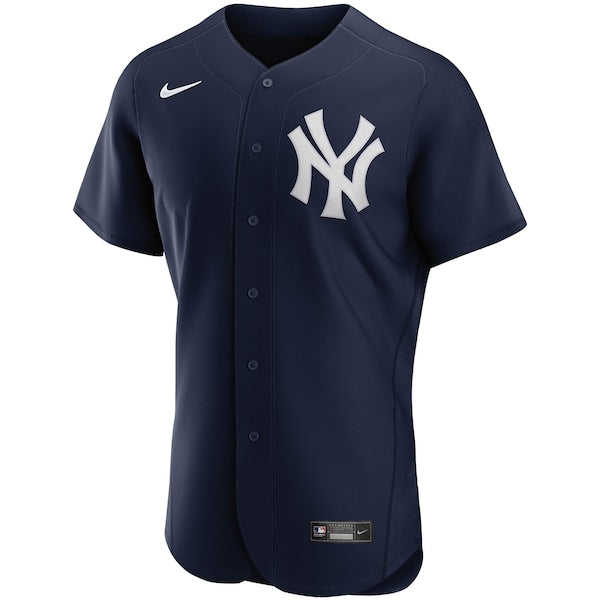 New York Yankees Nike Alternate Authentic Team Jersey - Navy - Image 2