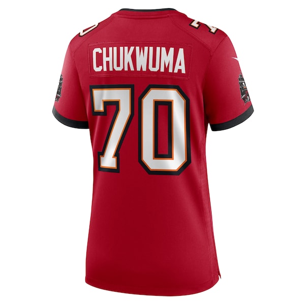 Ben Chukwuma Tampa Bay Buccaneers Nike Women's Team Game Jersey - Red - Image 3