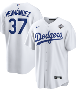 Teoscar Hern¨¢ndez Los Angeles Dodgers Nike 2025 World Series Home Replica Player Jersey - White