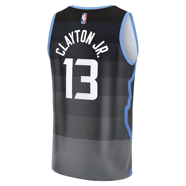 Walter Clayton Jr. Utah Jazz 2025/26 City Edition Fast Break Jersey - Black - Image 3