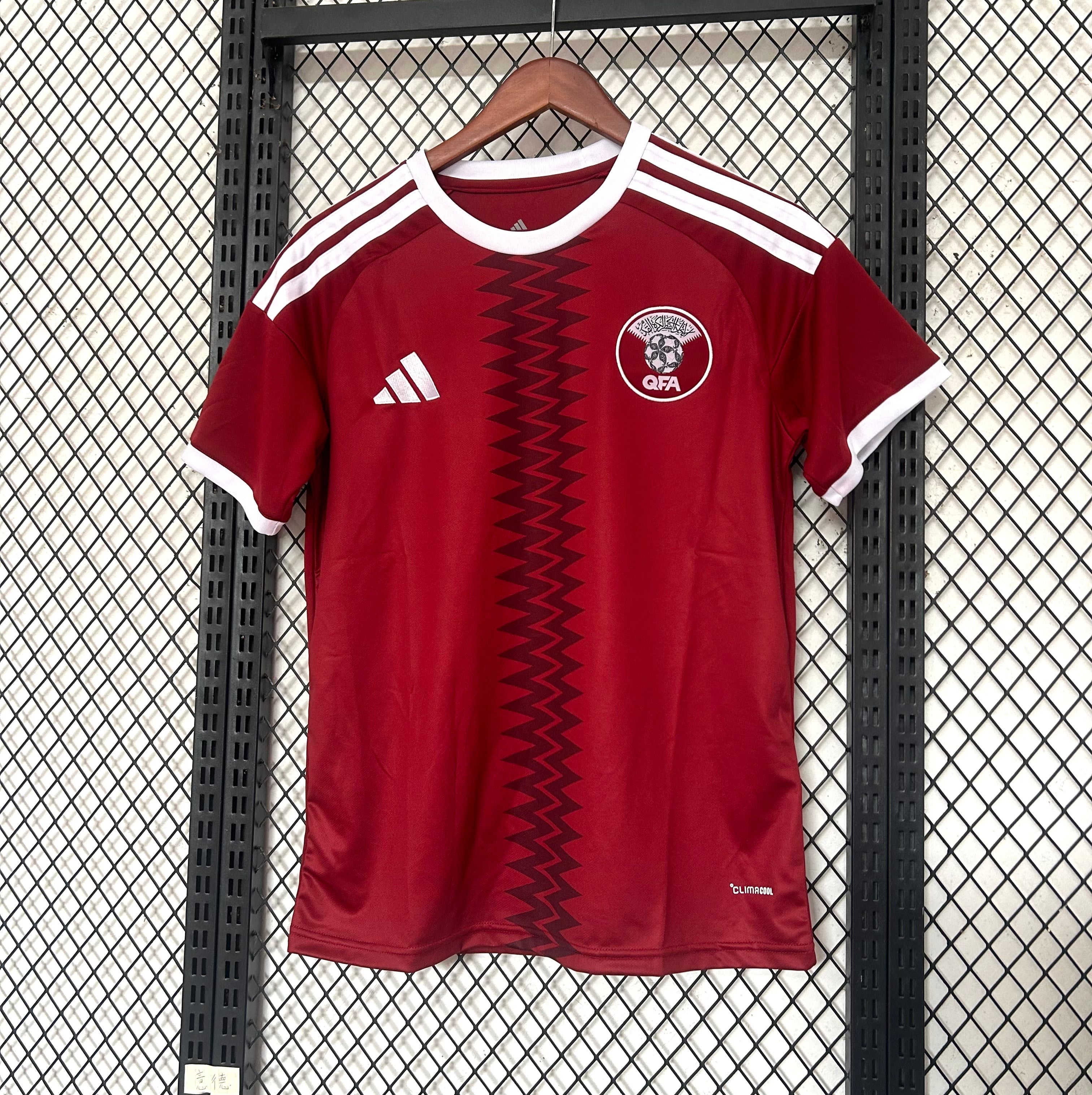 Qatar National Team Adidas 2026 Home Jersey - Red