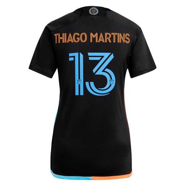 Thiago Martins New York City FC adidas Women's 2024 24/7 Kit Replica Player Jersey - Black - Image 3