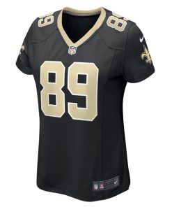 Alternative view of Tommy Hudson New Orleans Saints Nike Women's Team Game Jersey -  Black