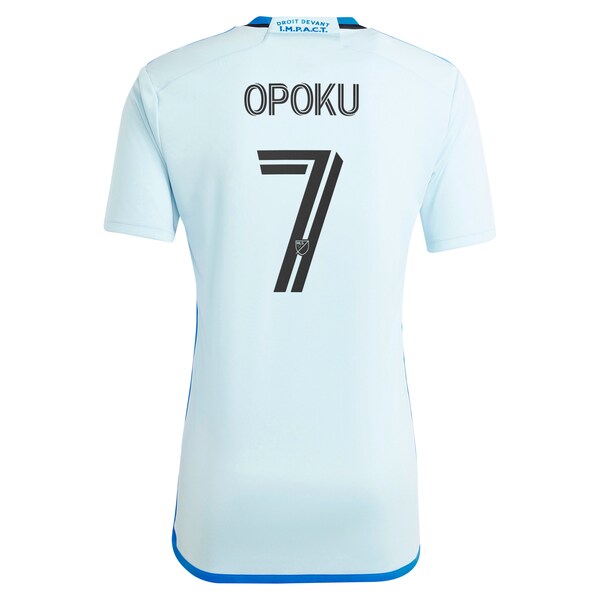 Kwadwo Opoku CF Montreal adidas 2024 La Main Replica Player Jersey?ยจC Light Blue - Image 3