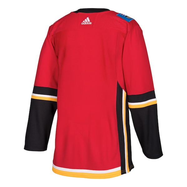 Calgary Flames adidas Home Authentic Blank Jersey - Red - Image 3