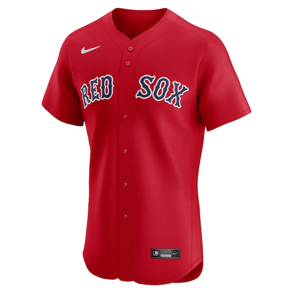 Boston Red Sox Nike Alternate Elite Jersey - Red/White - Image 3
