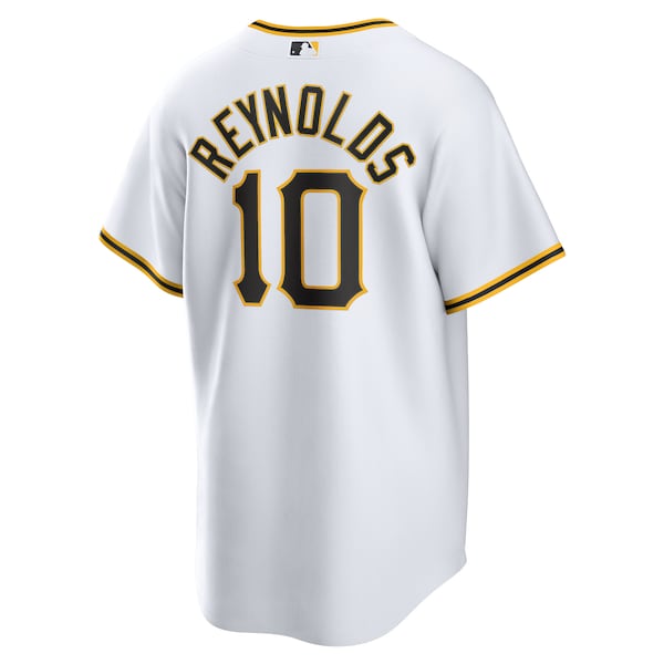 Bryan Reynolds Pittsburgh Pirates Nike Replica Player Jersey - White - Image 3