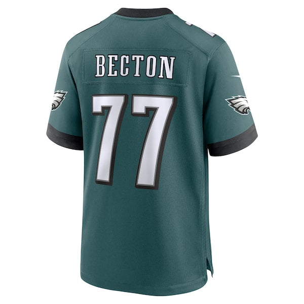 Mekhi Becton Philadelphia Eagles Nike Team Game Jersey - Midnight Green - Image 4