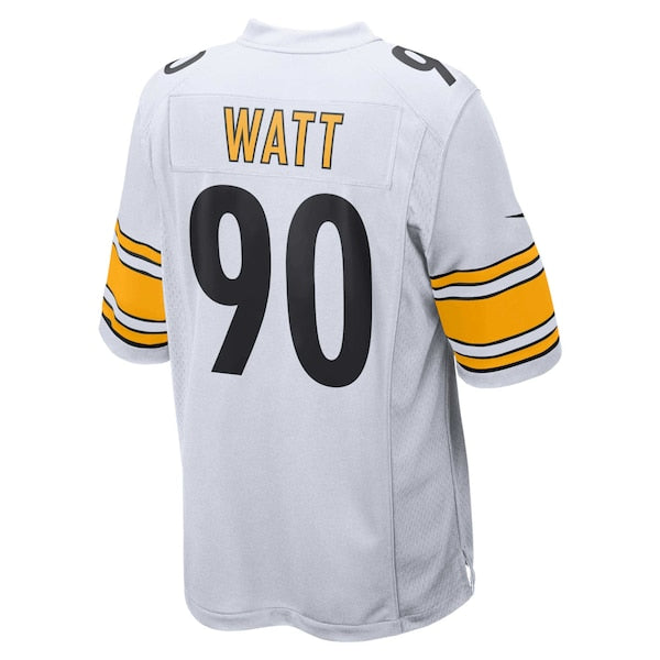 T.J. Watt Pittsburgh Steelers Nike Game Jersey - White - Image 3