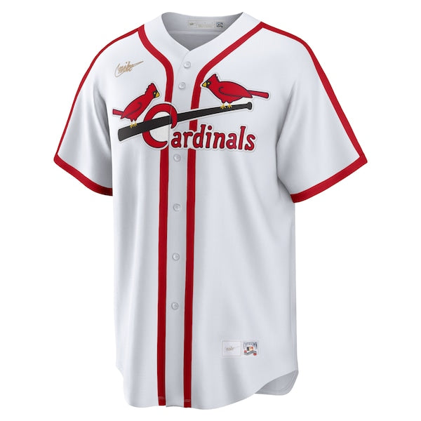 Ozzie Smith St. Louis Cardinals Nike Home Cooperstown Collection Player Jersey - White - Image 2