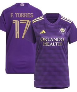 Facundo Torres Orlando City SC adidas Women's 2024 The Wall Kit Replica Player Jersey - Purple