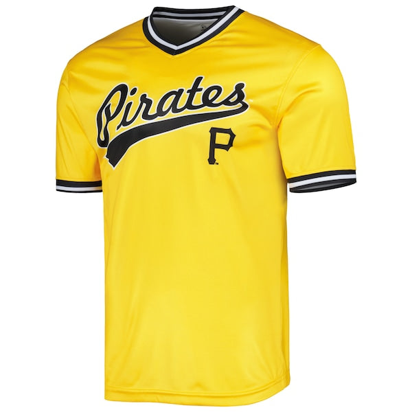Pittsburgh Pirates Stitches Cooperstown Collection Team Jersey - Yellow - Image 2