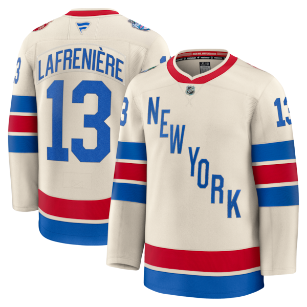 Alexis Lafreniere New York Rangers 2026 NHL Winter Classic Premium Jersey - Beige