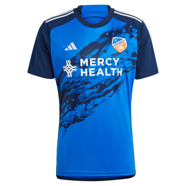 Miles Robinson FC Cincinnati adidas 2024 River Kit Replica Player Jersey - Blue/White - Image 3