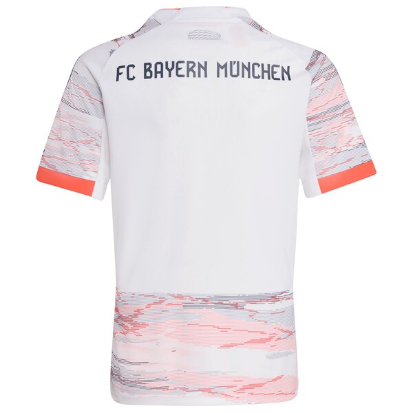 Bayern Munich adidas Youth 2025/26 Away Replica Jersey - White - Image 3