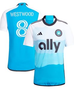 Ashley Westwood Charlotte FC adidas 2024 The Carolina Kit: Explore Replica Player Jersey - Blue