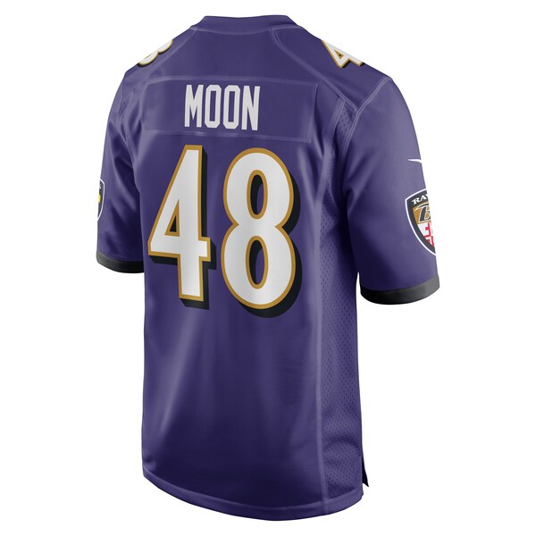 Jeremiah Moon Baltimore Ravens Nike Game Player Jersey - Purple - Image 3