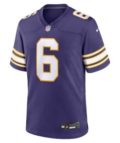 Alternative view of Lewis Cine Minnesota Vikings Nike Classic Player Game Jersey - Purple