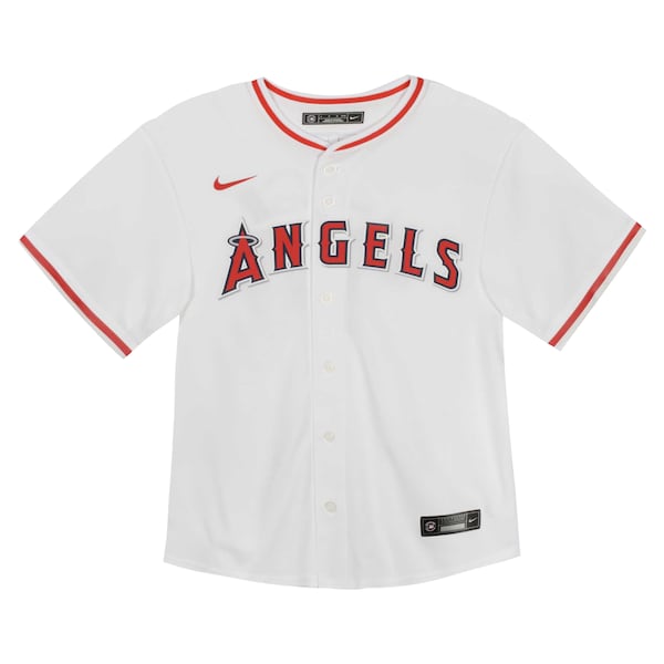 Los Angeles Angels Nike Preschool Home Game Jersey - White - Image 2