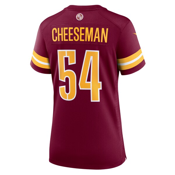 Camaron Cheeseman Washington Commanders Nike Women's Game Jersey - Burgundy - Image 3