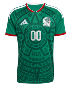 Alternative view of Mexico National Team adidas 2026 Home Replica Custom Jersey - Green