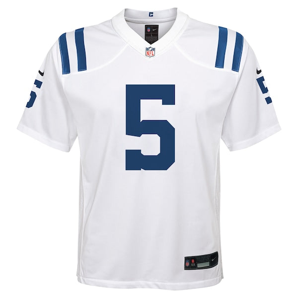 Anthony Richardson Indianapolis Colts Nike Youth Player Game Jersey - White - Image 3