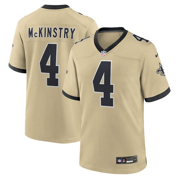 Ga¡¯Quincy McKinstry New Orleans Saints Nike Gameday Golds Alternate Game Player Jersey - Gold