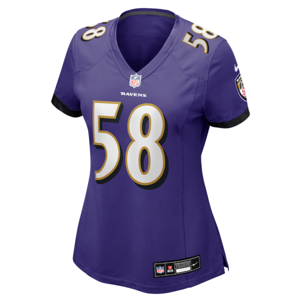 Taven Bryan Baltimore Ravens Nike Women's Team Game Jersey - Purple - Image 2
