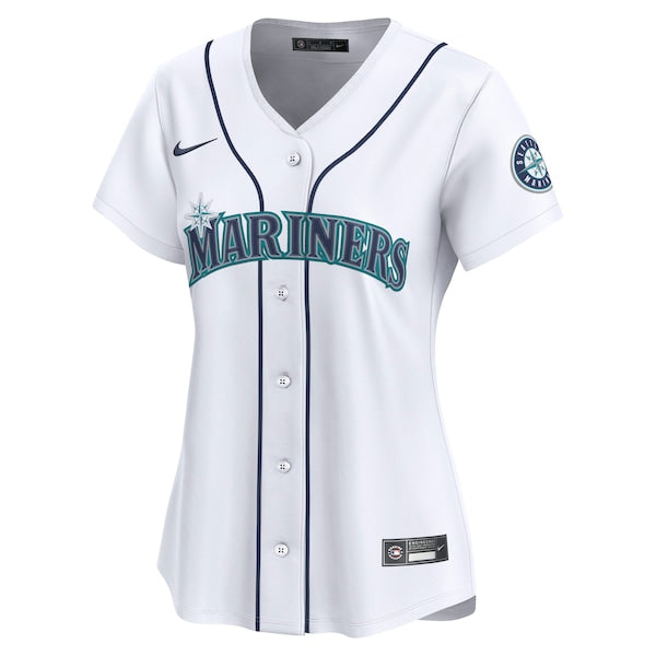 Women's Seattle Mariners Nike White Home Limited Custom Jersey - Image 2