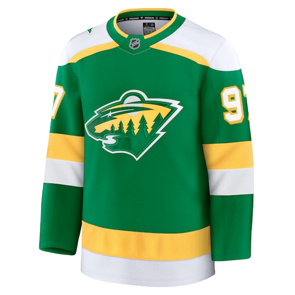 Kirill Kaprizov Minnesota Wild Alternate Premium Jersey - Green - Image 2