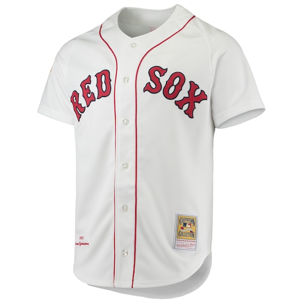Nomar Garciaparra Boston Red Sox 1997 Cooperstown Collection Authentic Jersey - White - Image 2