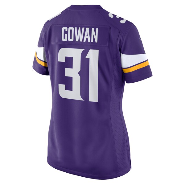 Tay Gowan Minnesota Vikings Nike Women's Home Game Player Jersey - Purple - Image 3