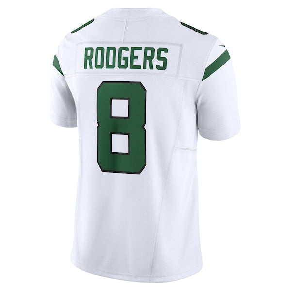 Aaron Rodgers New York Jets Nike Vapor F.U.S.E. Limited Jersey - Spotlight White - Image 3