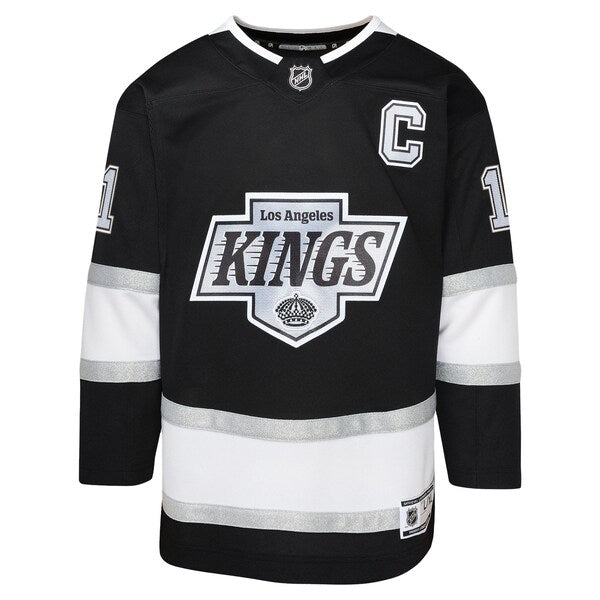 Anze Kopitar Los Angeles Kings Youth Premier Player Jersey - Black - Image 2