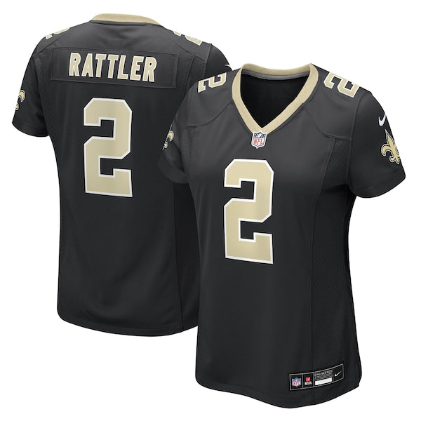Spencer Rattler New Orleans Saints Nike Women's Team Game Jersey - Black