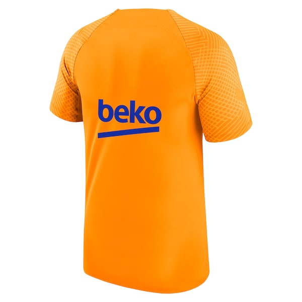 Barcelona Nike 2021/22 Strike Jersey - Orange - Image 3