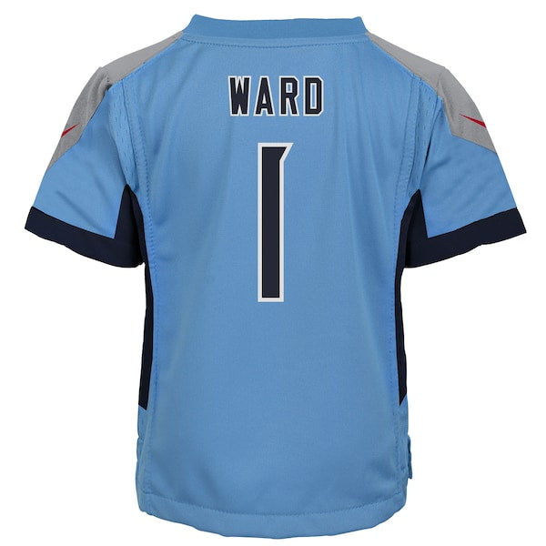 Cameron Ward Tennessee Titans Nike Toddler Game Jersey - Light Blue - Image 3