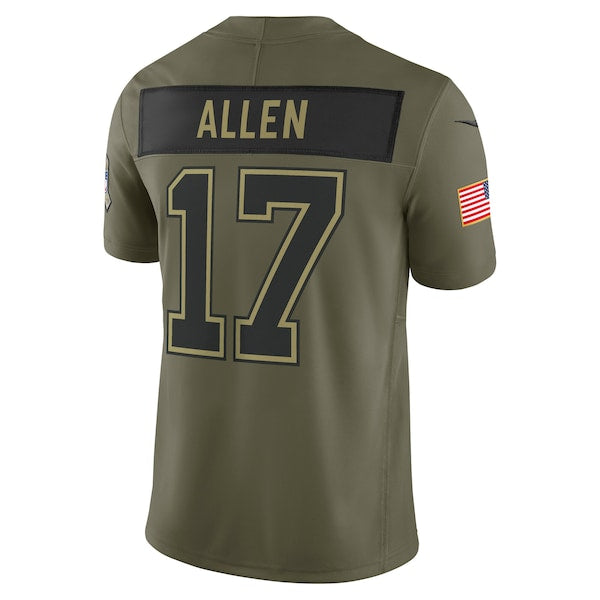Josh Allen Buffalo Bills Nike 2025 Salute to Service Limited Jersey - Olive - Image 3