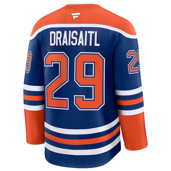 Leon Draisaitl Edmonton Oilers 2025 Stanley Cup Final Home Premium Jersey - Royal - Image 3