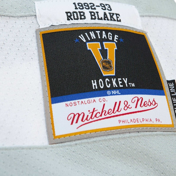 Rob Blake Los Angeles Kings 1992/93 Blue Line Player Jersey - Black - Image 7