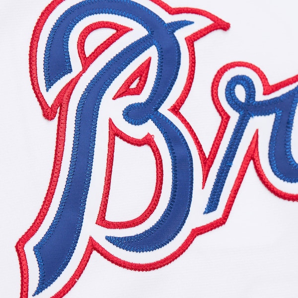 Chipper Jones Atlanta Braves 2004 Cooperstown Collection Authentic Throwback Jersey - White - Image 5