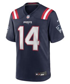 Alternative view of Robert Spillane New England Patriots Nike Team Game Jersey -  Navy