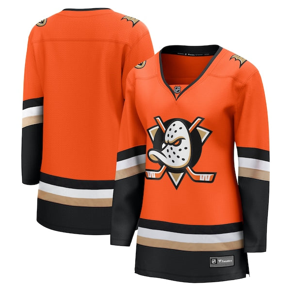 Anaheim Ducks Women's Home Breakaway Jersey - Orange
