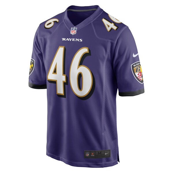 Nick Moore Baltimore Ravens Nike Game Jersey - Purple - Image 2