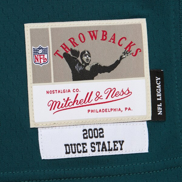 Duce Staley Philadelphia Eagles 2002 Legacy Replica Jersey - Midnight Green - Image 6