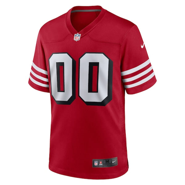 San Francisco 49ers Nike Alternate Custom Game Jersey - Scarlet - Image 2