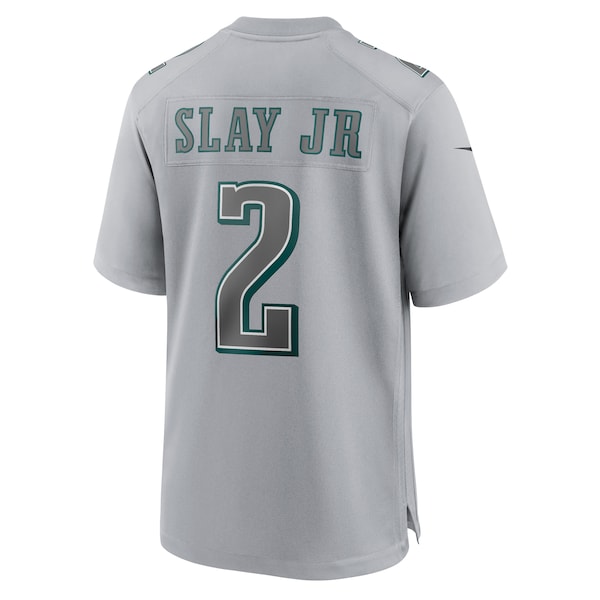 Darius Slay Jr. Philadelphia Eagles Nike Super Bowl LVII Patch Atmosphere Fashion Game Jersey - Gray - Image 3