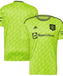 Manchester United adidas 2022/23 Third Replica Jersey - Neon Green